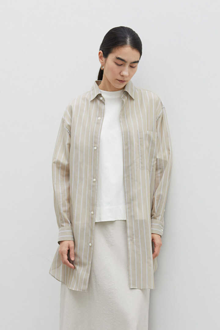 BLURHMS / STRIPE LONG SHIRT1
