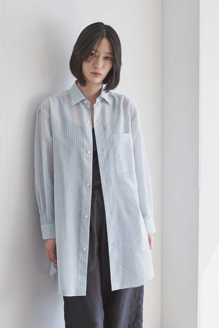 BLURHMS / STRIPE LONG SHIRT13