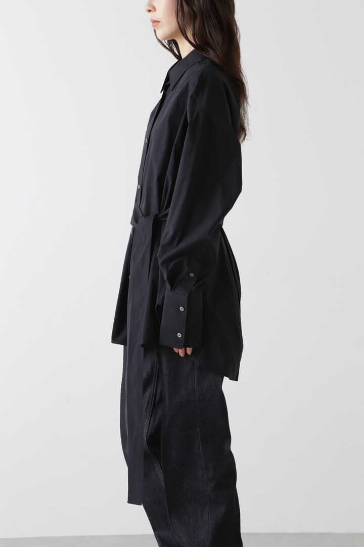 STUDIO NICHOLSON / POWDER COTTON TIE WAISTED SHIRT5