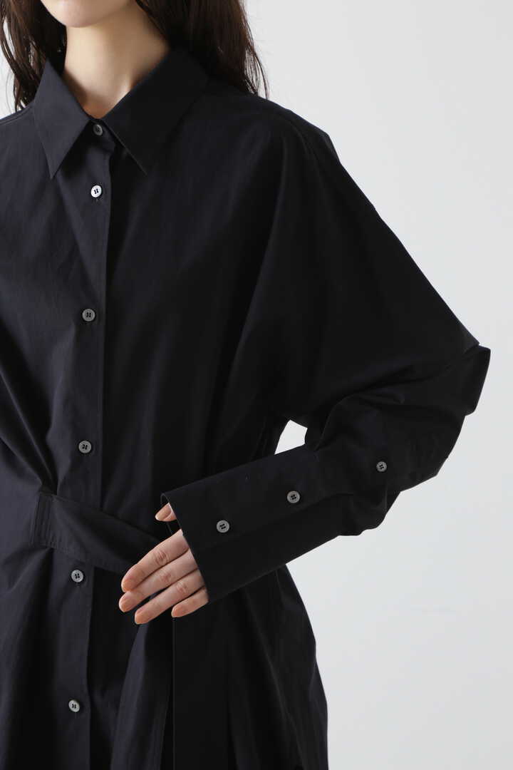 STUDIO NICHOLSON / POWDER COTTON TIE WAISTED SHIRT7