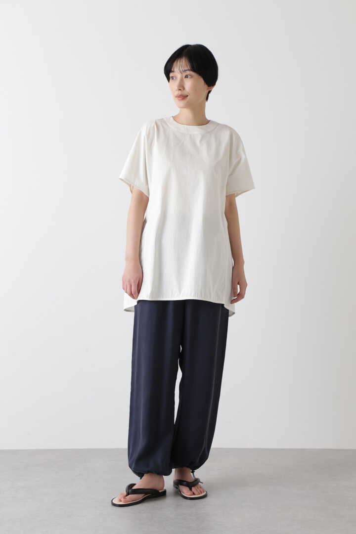 STUDIO NICHOLSON /  LIGHTWEIGHT COTTON OVERSIZED WOVEN TEE2