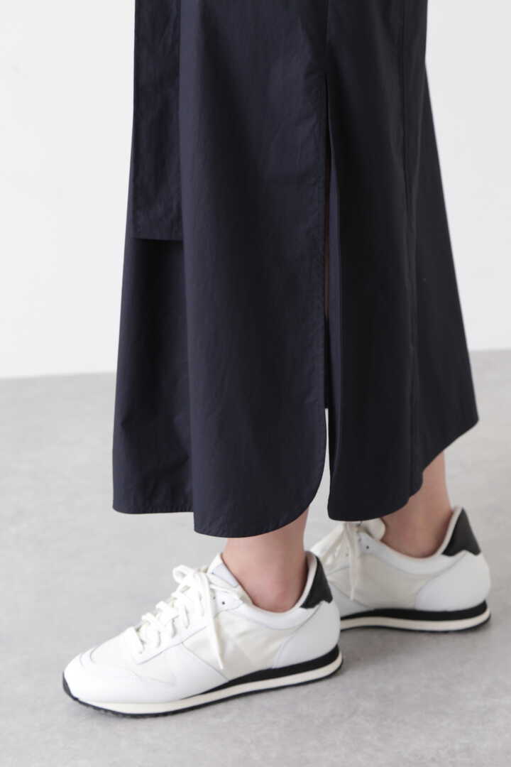 STUDIO NICHOLSON / LIGHT COTTON POPLIN RAGLAN SHIRT DRESS WITH EPAULET4
