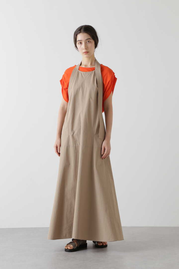 STUDIO NICHOLSON / POWDER COTTON HALTER NECK DRESS13