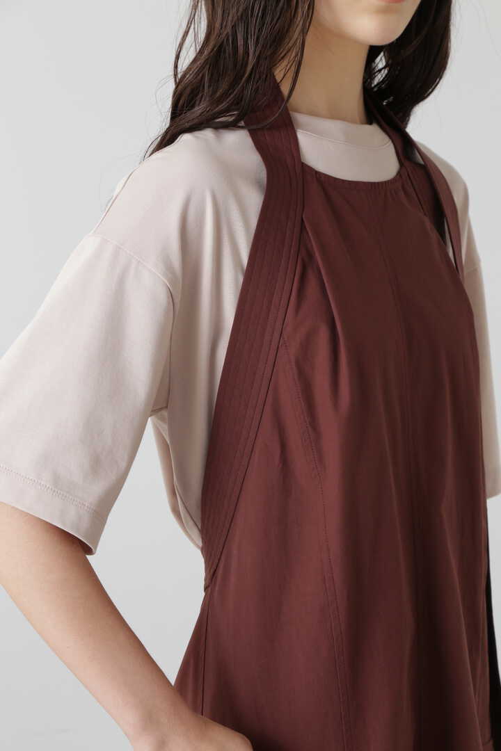 STUDIO NICHOLSON / POWDER COTTON HALTER NECK DRESS6