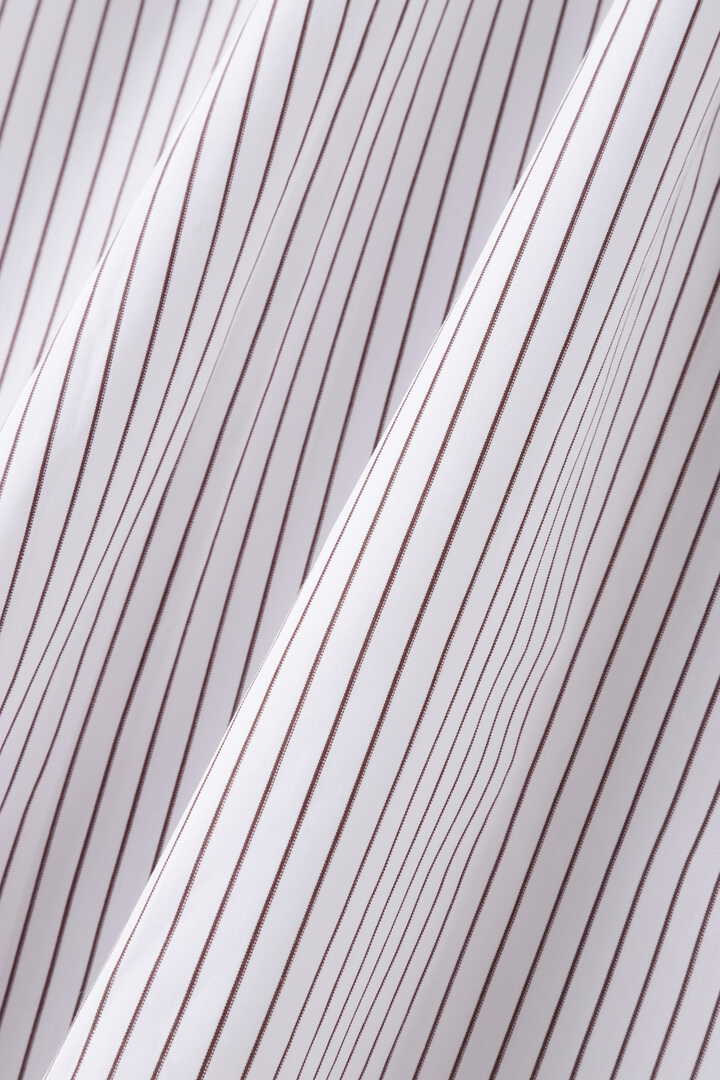 STUDIO NICHOLSON / FINE STRIPE COTTON OPEN BACK SHORT DRESS15