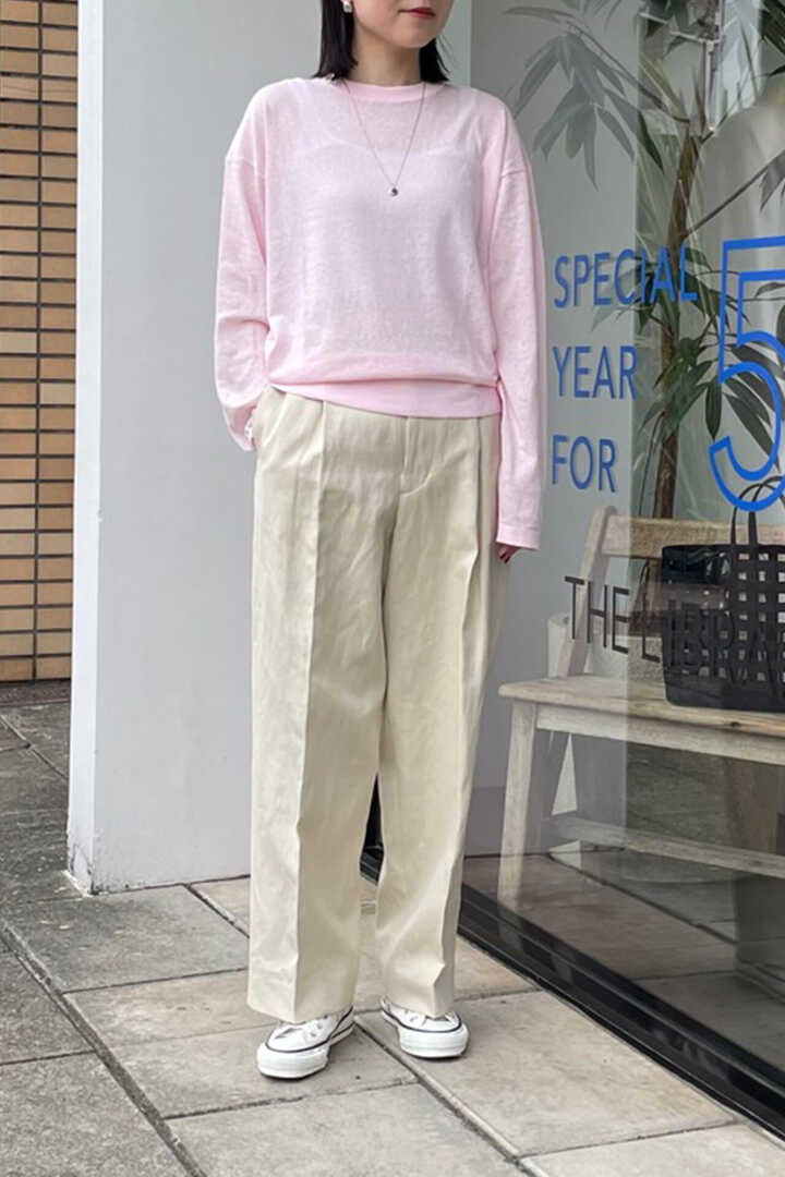 ATON / RECYCLE FRESCA CREW NECK SWEATER7