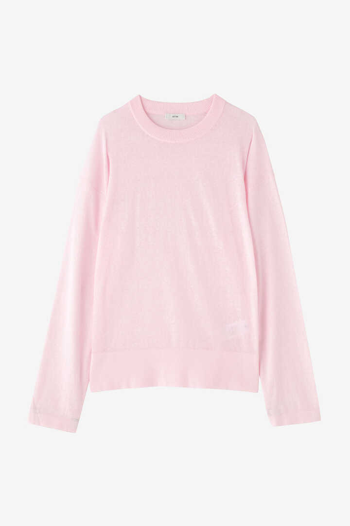 ATON / RECYCLE FRESCA CREW NECK SWEATER1