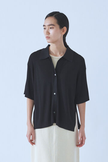 ［別注］STUDIO NICHOLSON / MATTE VISCOSE SINGLE JERSEY SHORT SLEEVE SHIRT_010