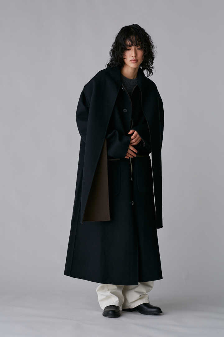 Cristaseya / REVERSIBLE OVERCOAT WITH SCARF5