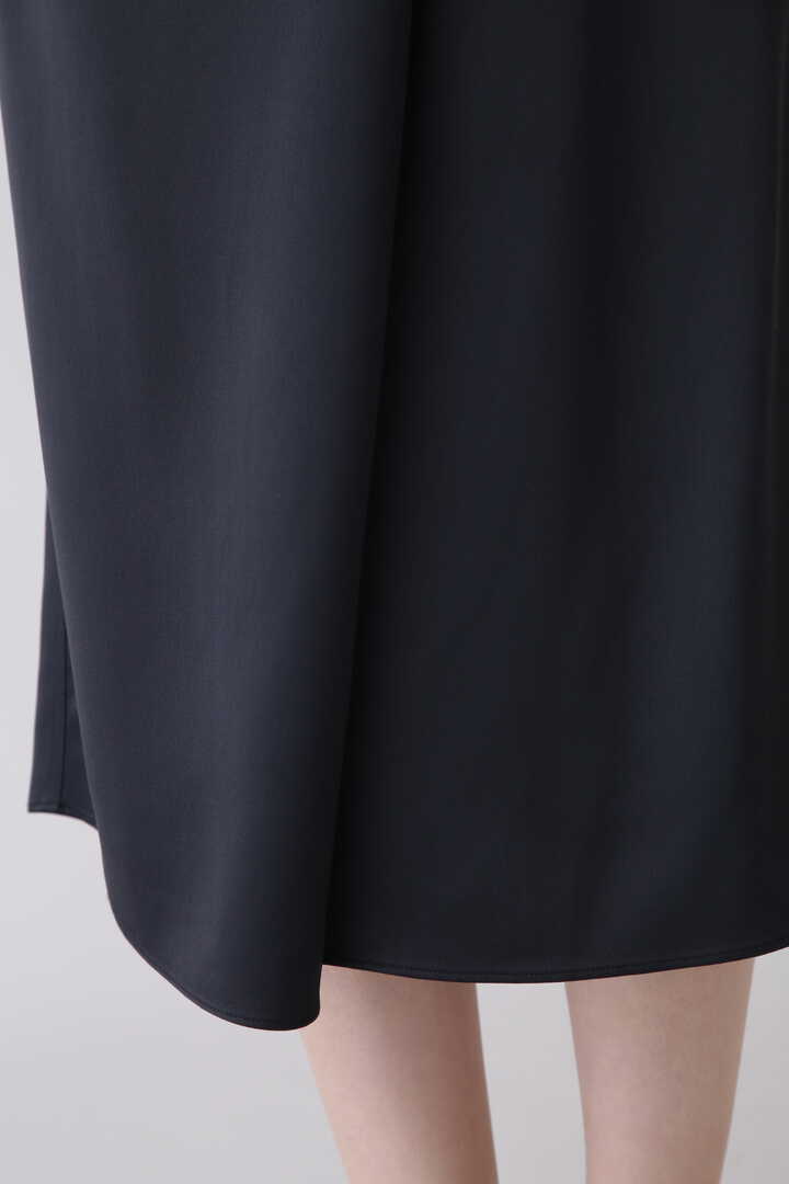 STUDIO NICHOLSON / CREPE BK VISC SATIN WRAP SKIRT6