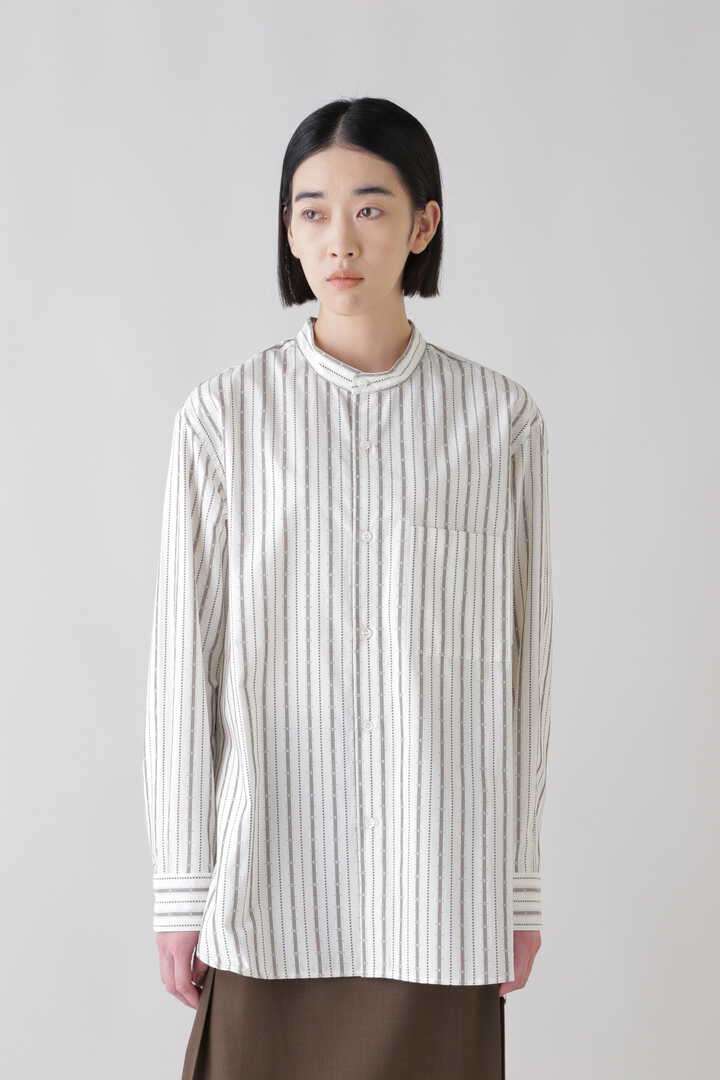 Cristaseya / OVERSIZED MAO SHIRT | シャツ | THE LIBRARY SELECTED