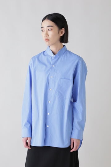 Cristaseya / HANDMADE MAO SHIRT WITH FRINGED COLLAR