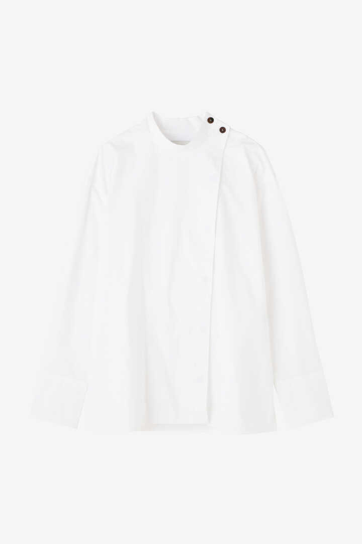 STUDIO NICHOLSON /POWDER COTTON ASSYMETRIC SHIRT12