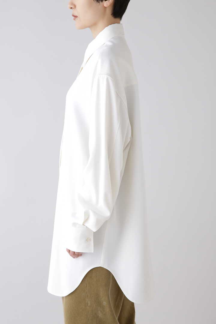 STUDIO NICHOLSON / CREPE BK VISC SATIN OVERSHIRT5