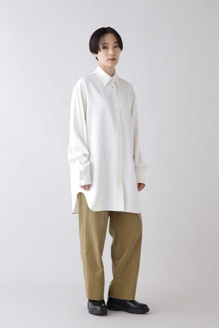 STUDIO NICHOLSON / CREPE BK VISC SATIN OVERSHIRT | シャツ | THE