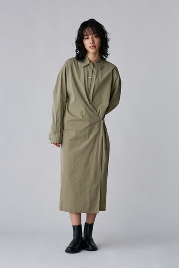 LEMAIRE / STRAIGHT COLLAR TWISTED DRESS_180