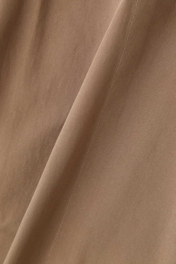 STUDIO NICHOLSON / POWDER COTTON SHORT SLEEVE WRAP OVER SHIRT DRESS15