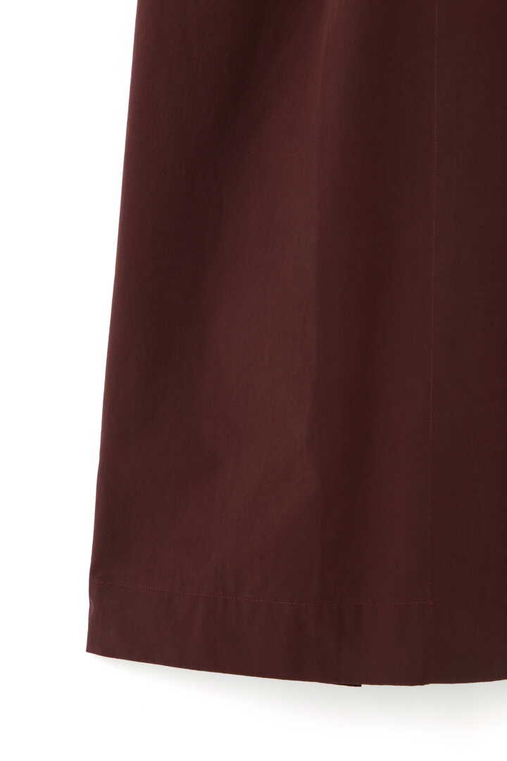 STUDIO NICHOLSON / POWDER COTTON SHORT SLEEVE WRAP OVER SHIRT DRESS8