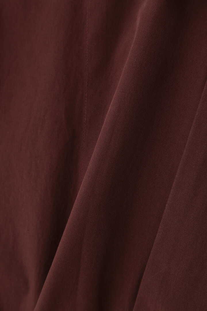 STUDIO NICHOLSON / POWDER COTTON SHORT SLEEVE WRAP OVER SHIRT DRESS11