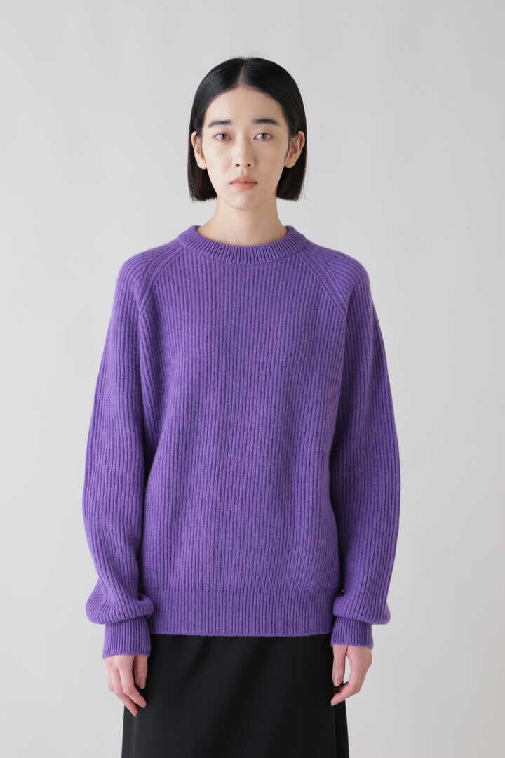 Cristaseya / RIBBED RAGLAN CASHMERE SWEATER | ニット | THE LIBRARY