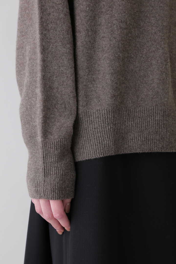 Cristaseya / OVERSIZED V NECK FLANNEL SWEATER7