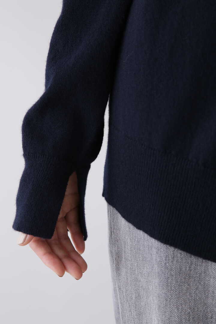 STUDIO NICHOLSON / NM SPRFINE LAMBSWOOL 12GG ASYMMETRIC CREW NECK9