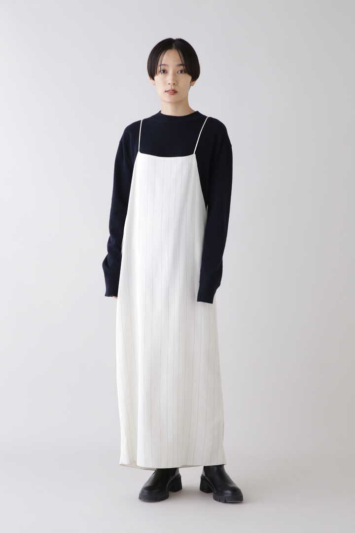 STUDIO NICHOLSON / NM SPRFINE LAMBSWOOL 12GG ASYMMETRIC CREW NECK2