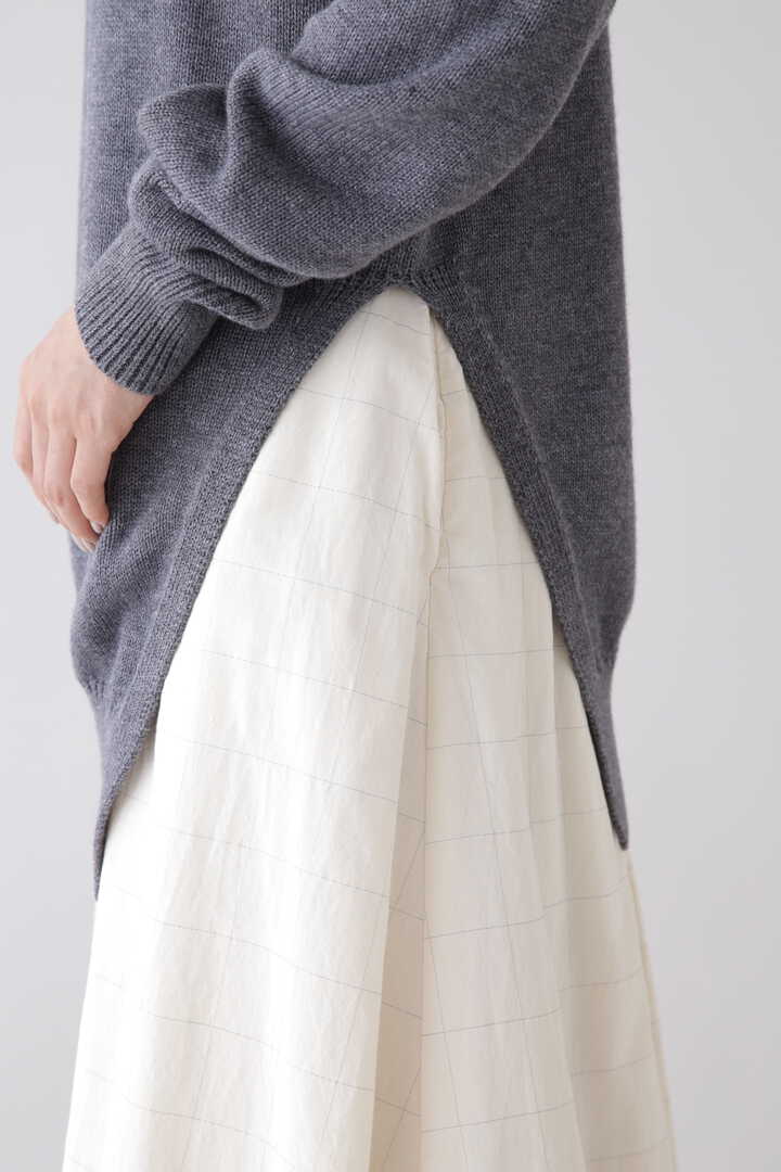 STUDIO NICHOLSON / MERINO COTTON 5G ASSYMETRIC HEM8