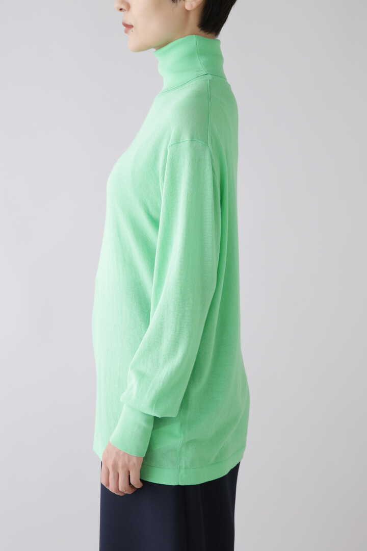 STUDIO NICHOLSON / FINE CREPE COTTON 16GG SINGLE JERSEY ROLL NECK4