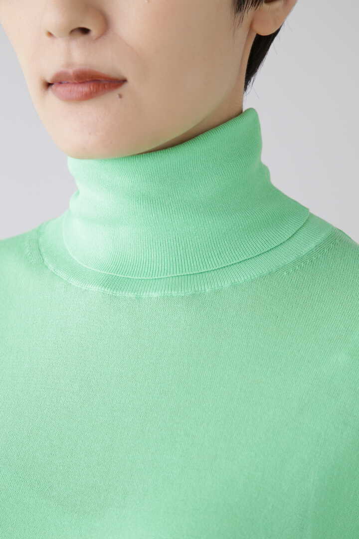 STUDIO NICHOLSON / FINE CREPE COTTON 16GG SINGLE JERSEY ROLL NECK5