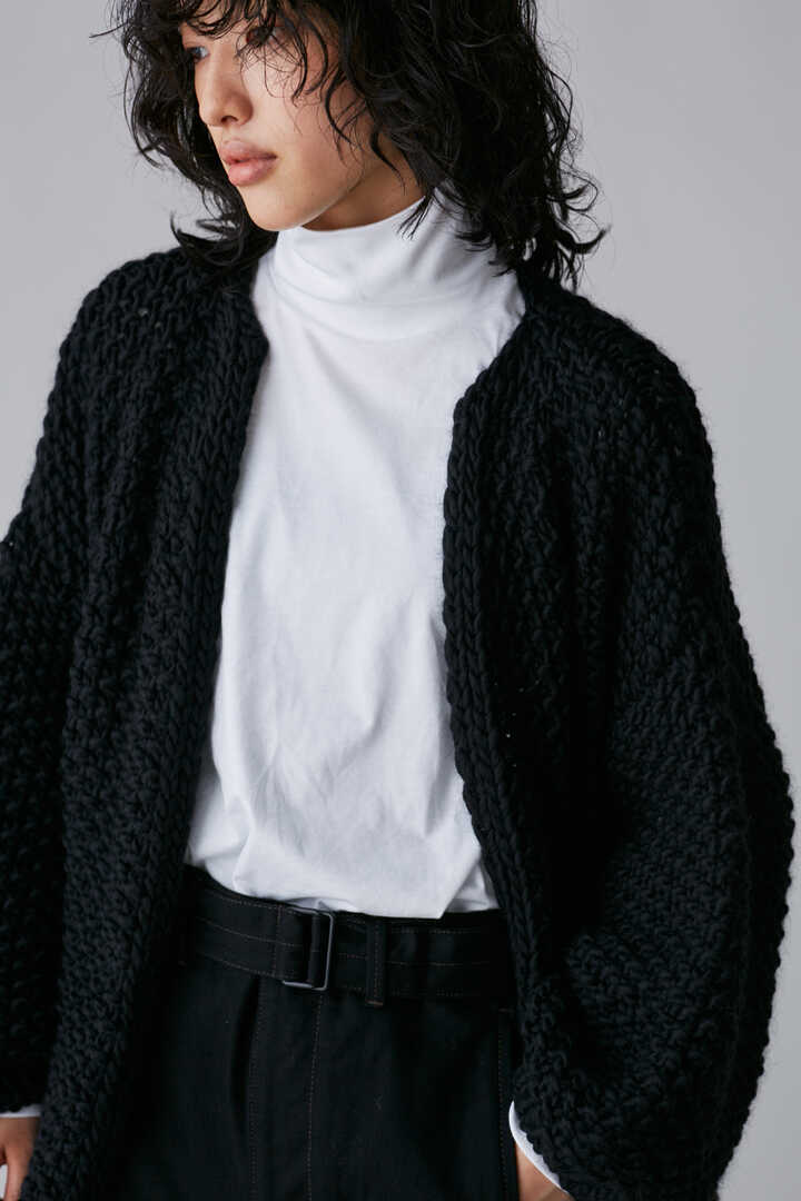 Maiaｍi / MERINO PEARL PATTERN CARDIGAN | ニット | THE LIBRARY