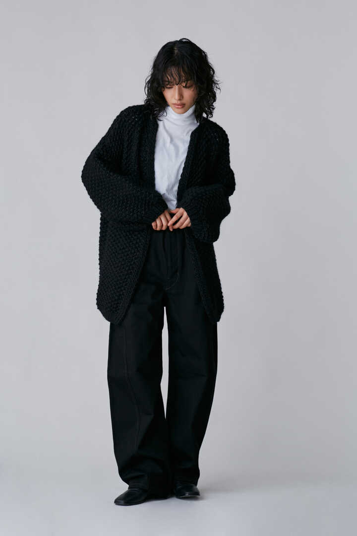 Maiaｍi / MERINO PEARL PATTERN CARDIGAN11