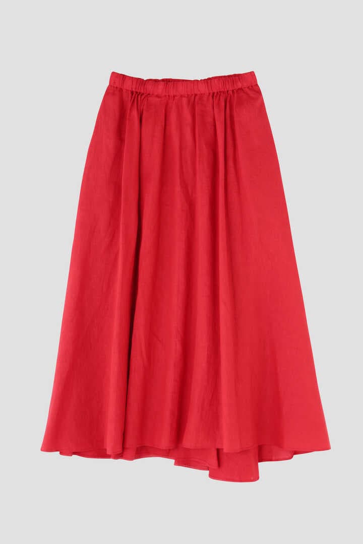 ATON / NATURAL DYED LINEN LAWN GATHERED SKIRT8