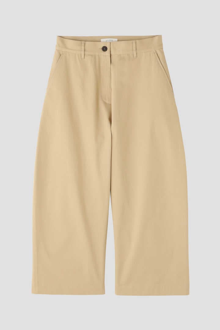 STUDIO NICHOLSON / LIGHT COTTON TWILL WIDE CROP PANT14