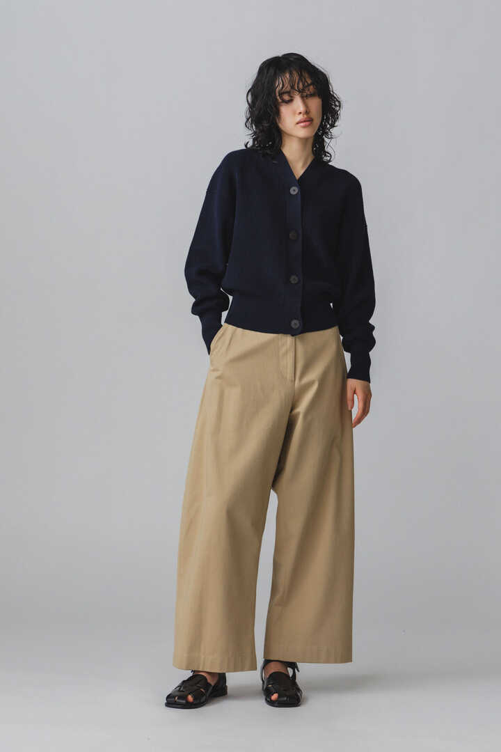 STUDIO NICHOLSON / LIGHT COTTON TWILL WIDE CROP PANT1