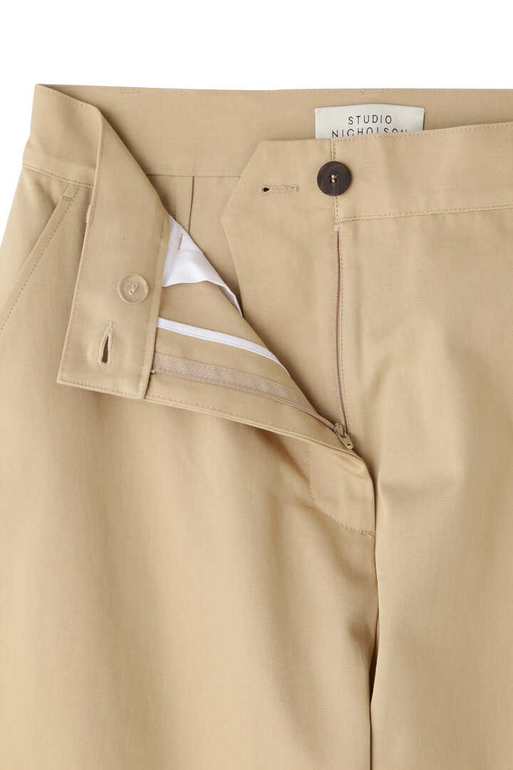 STUDIO NICHOLSON / LIGHT COTTON TWILL WIDE CROP PANT20