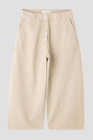 STUDIO NICHOLSON / RCYCLD GRMNT DYE DNM WIDE CROP PANT_020