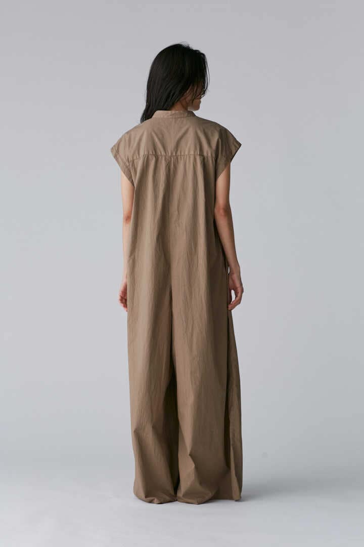 ATON / COTTON LAWN FLARED JUMP SUIT3