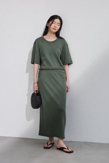 LEMAIRE / BELTED RIB T-SHIRT DRESS_140