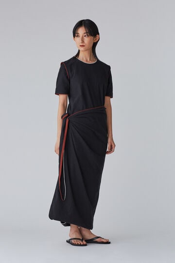 LEMAIRE / WRAP DRESS WITH BINDINGS_010