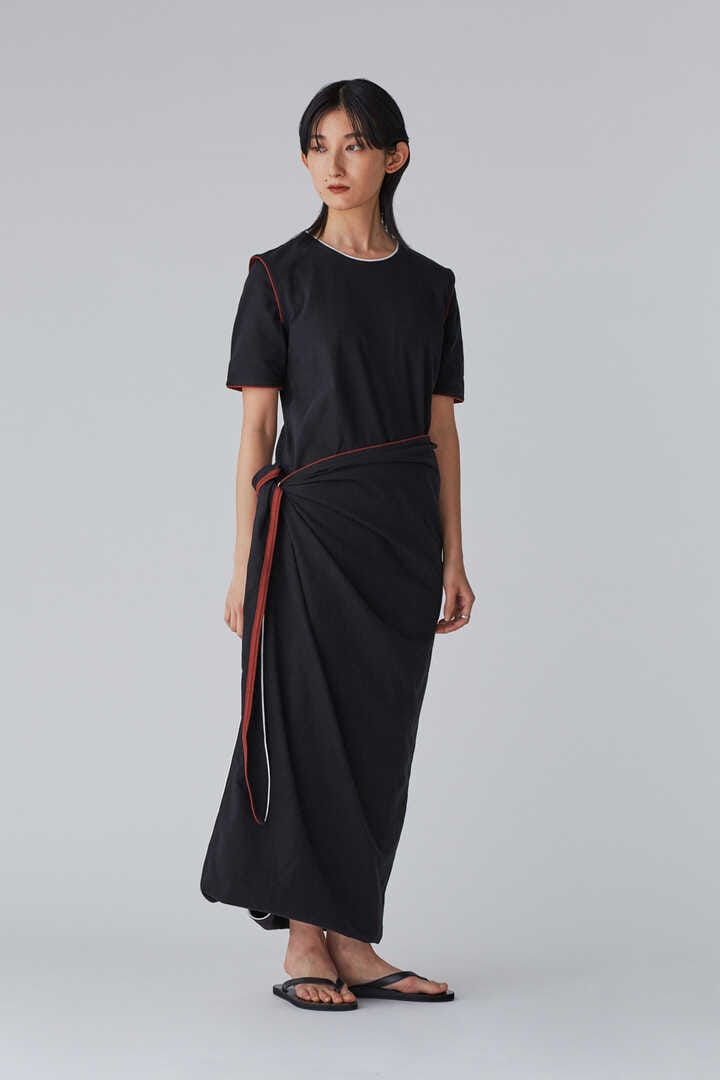 LEMAIRE / WRAP DRESS WITH BINDINGS1