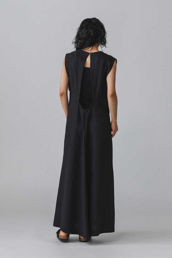 STUDIO NICHOLSON / VISCOSE LINEN TWILL DRAPED DRESS4