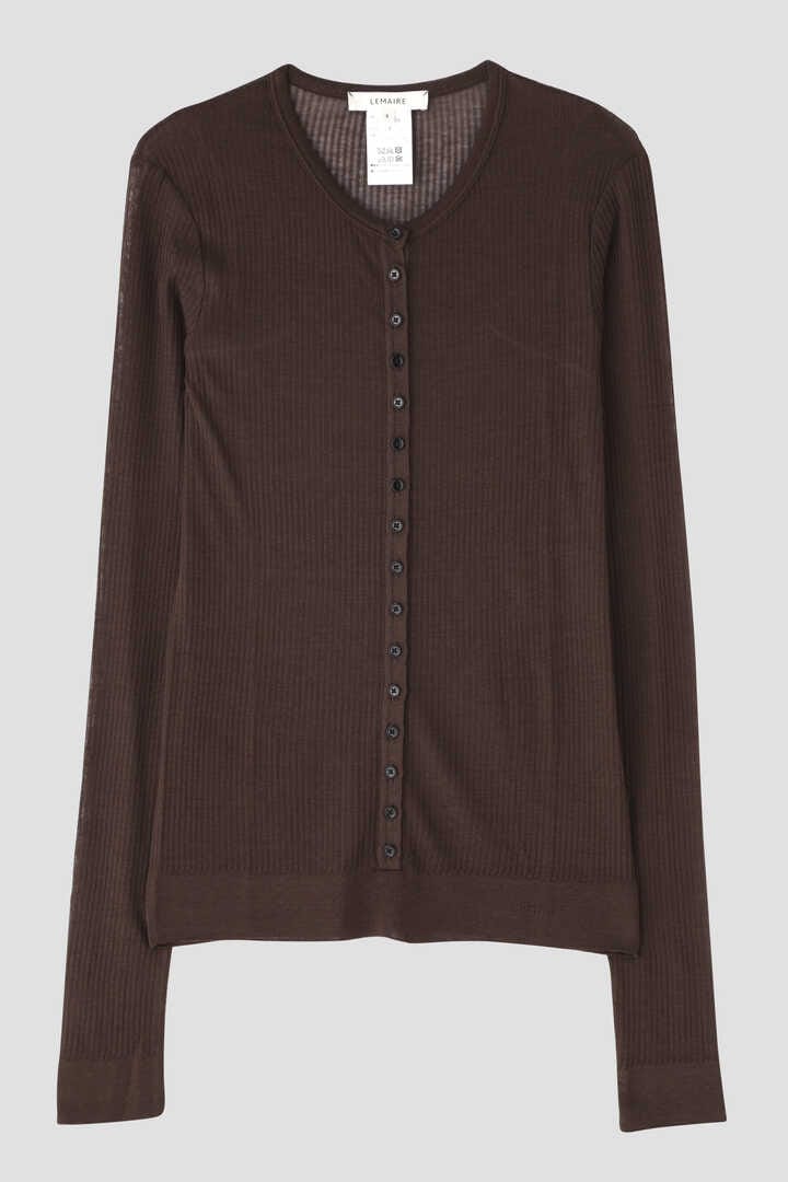 LEMAIRE / SEAMLESS RIB TOP WITH BUTTONS1