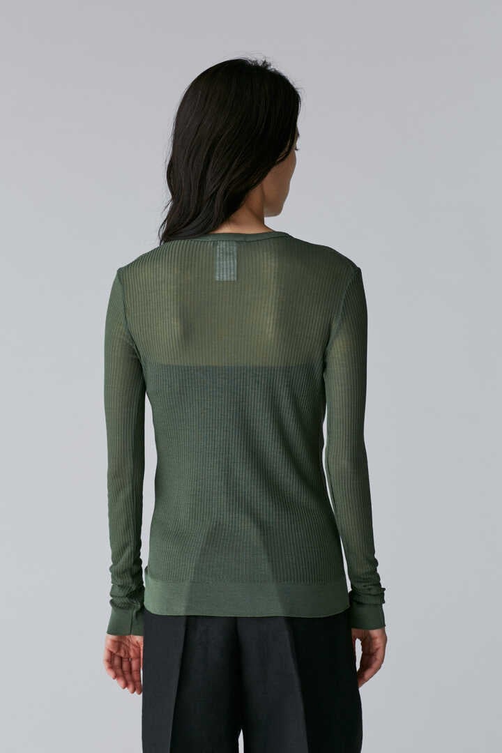 LEMAIRE / SEAMLESS RIB TOP WITH BUTTONS6