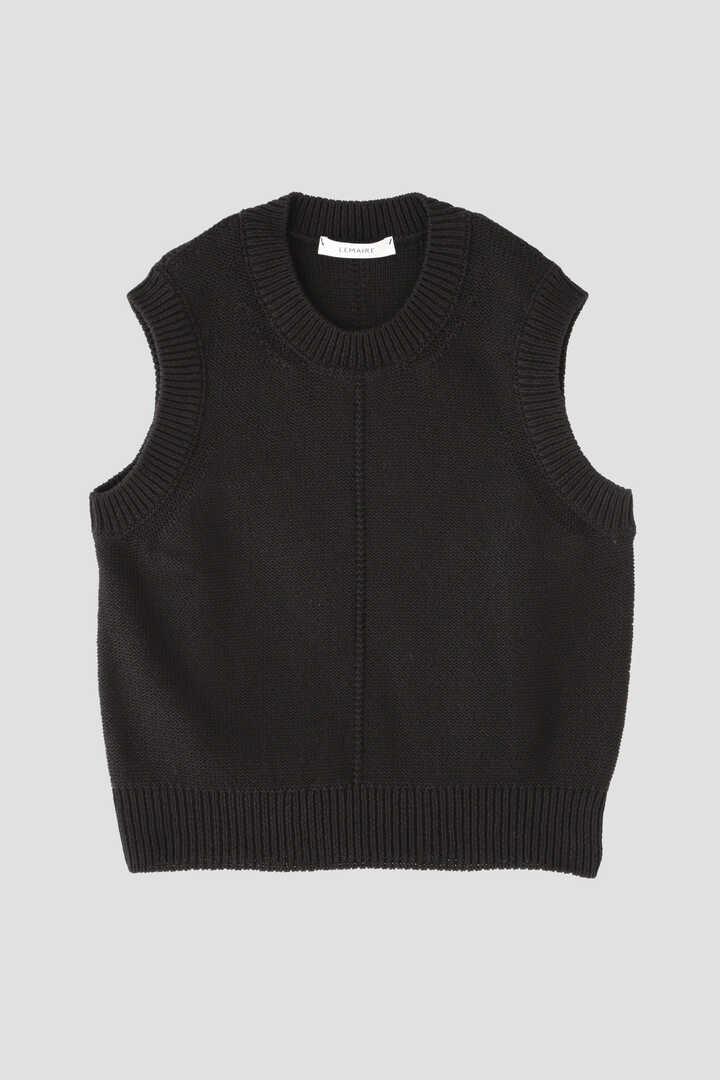 LEMAIRE / SLEEVELESS CROPPED SWEATER1