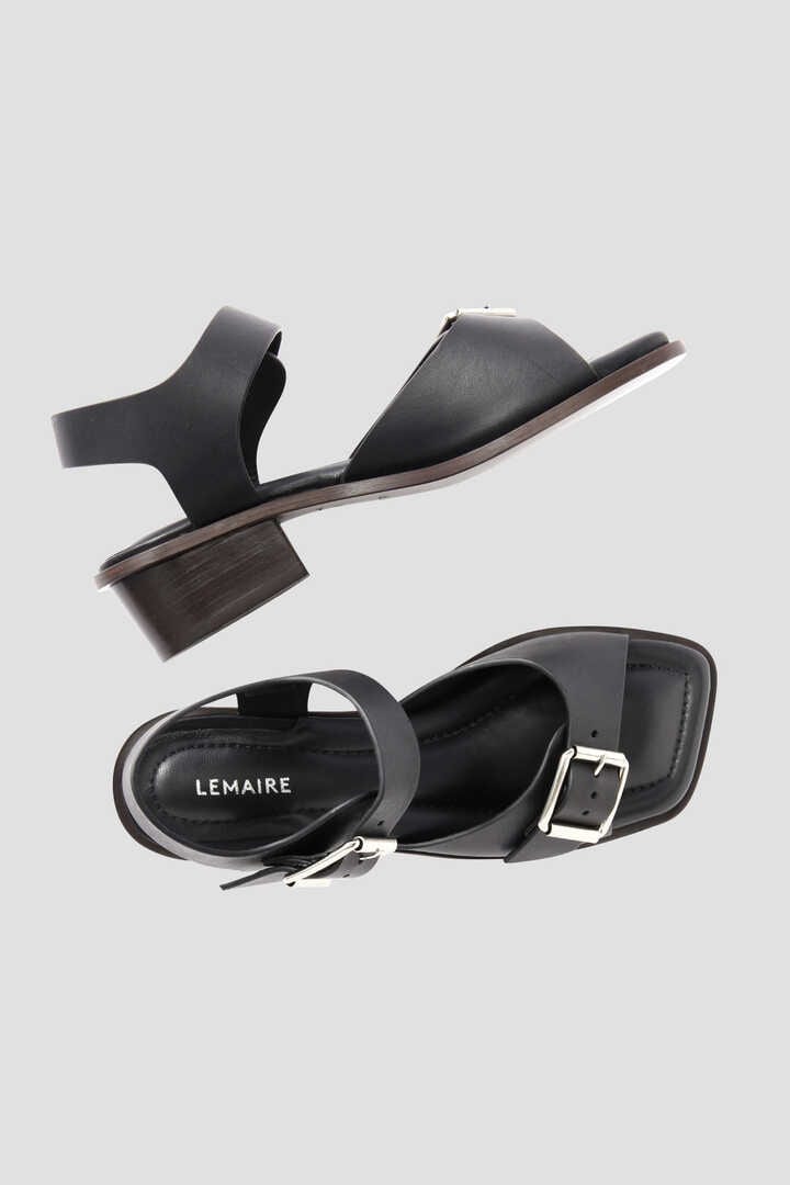 LEMAIRE / SQUARE HEELED SANDALS WITH STRAPS 351