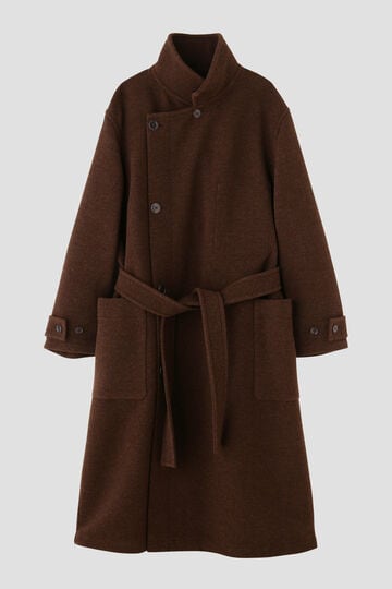 LEMAIRE / WRAP COAT WITH CONTRAST STITCH_050