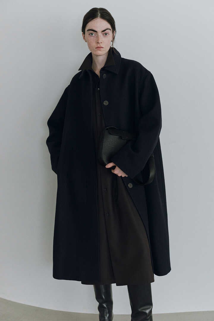 STUDIO NICHOLSON / MELTON WOOL ROUNDED OVERCOAT10