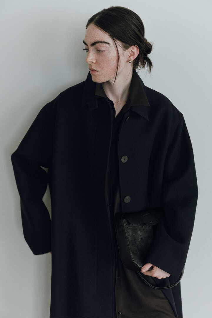 STUDIO NICHOLSON / MELTON WOOL ROUNDED OVERCOAT11