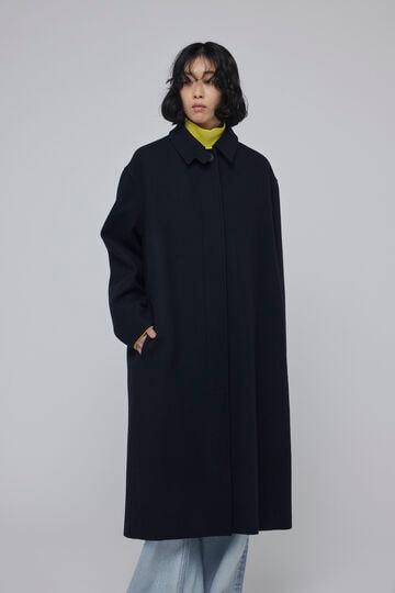 STUDIO NICHOLSON / MELTON WOOL ROUNDED OVERCOAT_120